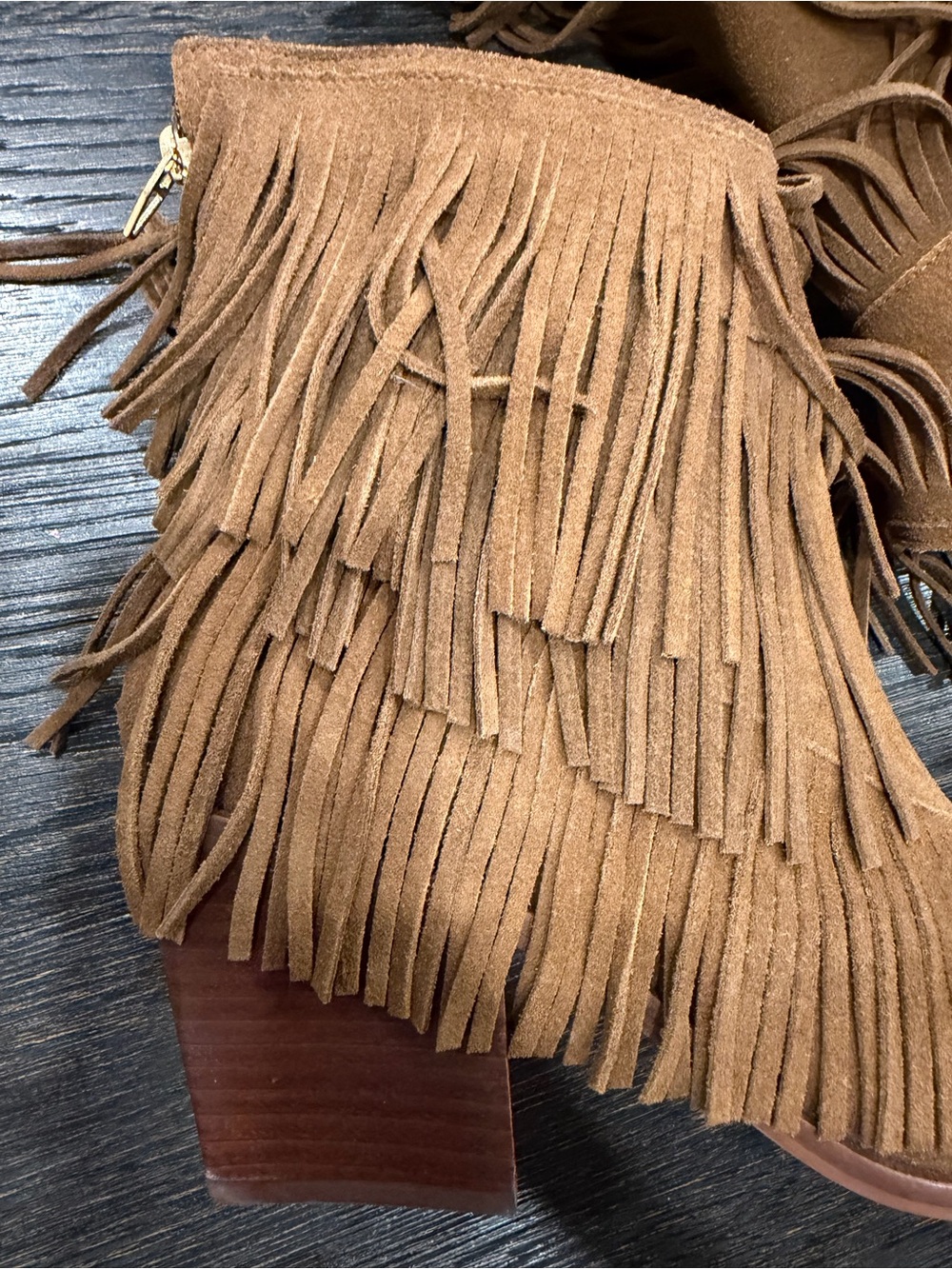 Dolce Vita torey booties chestnut suede size 9 - Picture 2 of 13